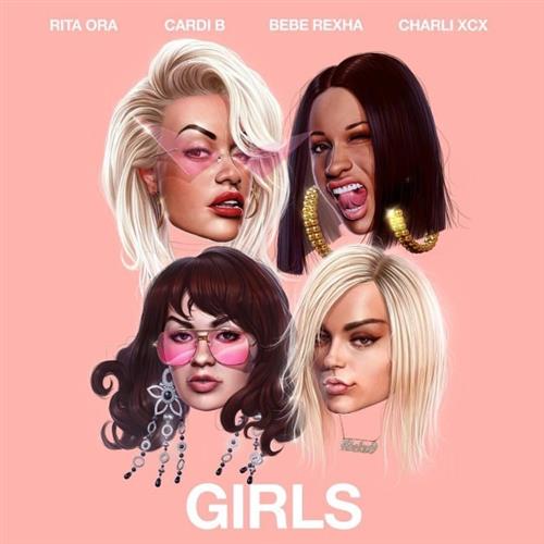 Rita Ora, Girls (featuring Cardi B, Bebe Rexha and Charli XCX), Piano, Vocal & Guitar (Right-Hand Melody)
