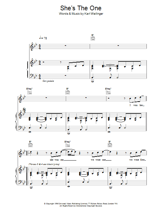 Robbie Williams She's The One Sheet Music Notes & Chords for Flute - Download or Print PDF