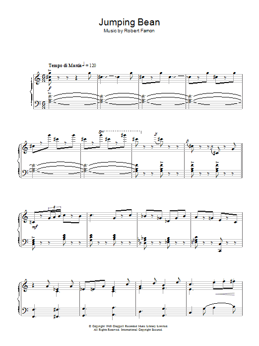 Robert Farnon Jumping Bean Sheet Music Notes & Chords for Piano - Download or Print PDF