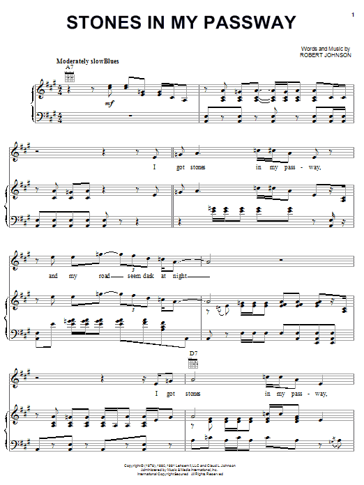 Robert Johnson Stones In My Passway Sheet Music Notes & Chords for Ukulele - Download or Print PDF