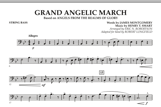 Robert Longfield Grand Angelic March - String Bass Sheet Music Notes & Chords for Concert Band - Download or Print PDF