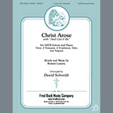 Download Robert Lowry Christ Arose (with And Can It Be?) (arr. David Schmidt) - Trombone 1 sheet music and printable PDF music notes