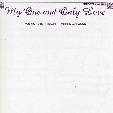 Robert Mellin, My One And Only Love, Real Book – Melody & Chords – C Instruments