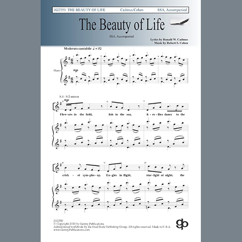 Robert S. Cohen, The Beauty Of Life, SSA Choir
