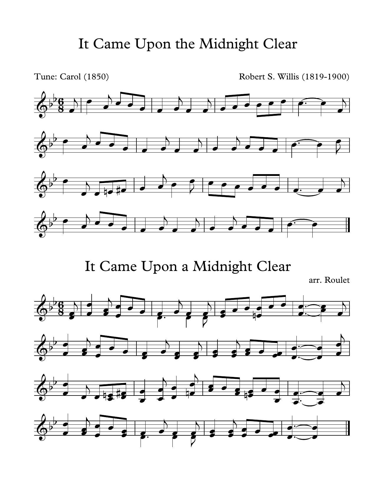Robert S. Willis It Came Upon A Midnight Clear (arr. Patrick Roulet) Sheet Music Notes & Chords for Marimba Solo - Download or Print PDF