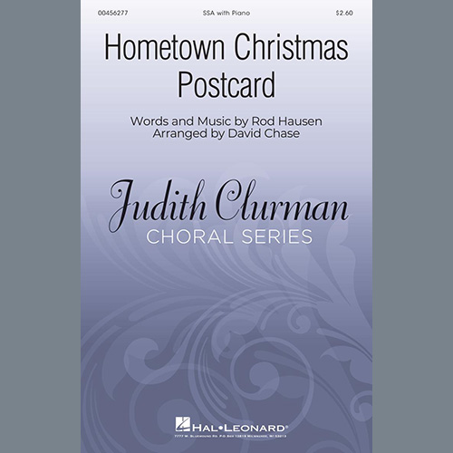 Rod Hausen, A Hometown Christmas Postcard (arr. David Chase), SSA Choir