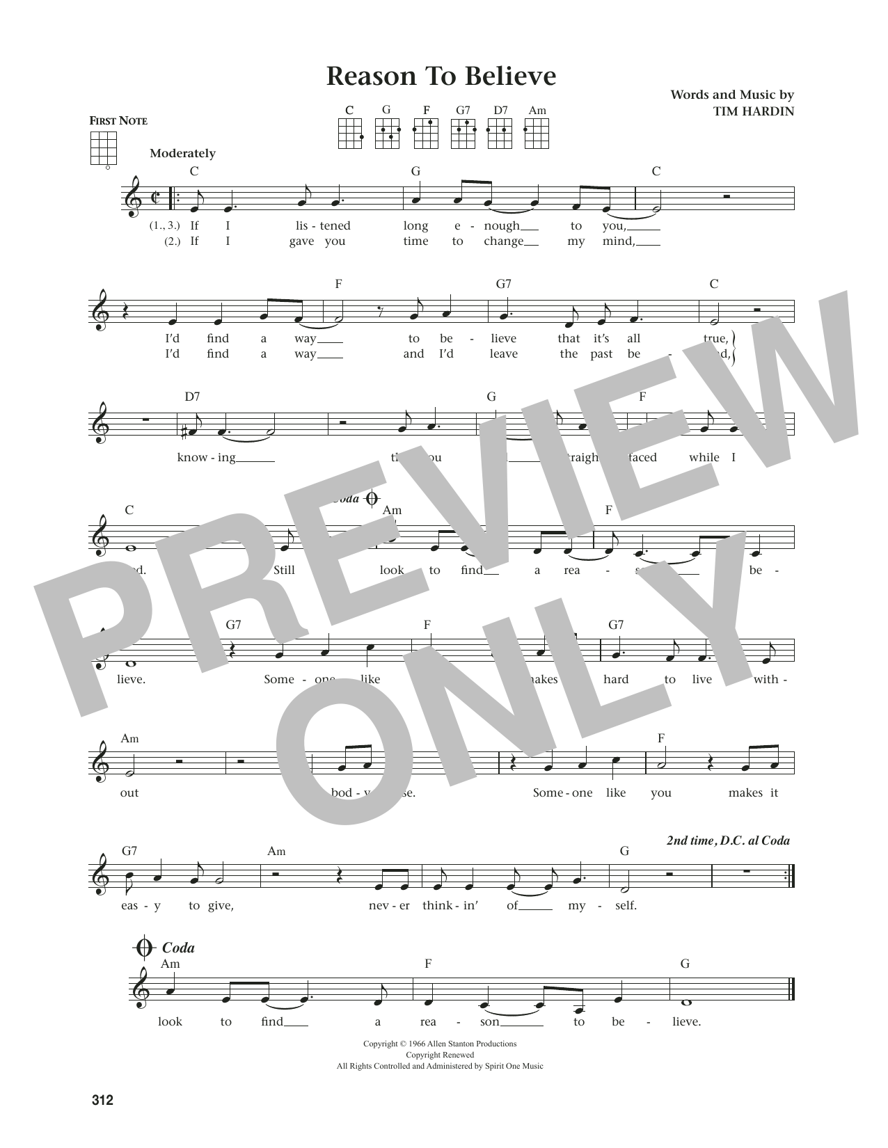 Rod Stewart Reason To Believe (from The Daily Ukulele) (arr. Jim Beloff) Sheet Music Notes & Chords for Ukulele - Download or Print PDF