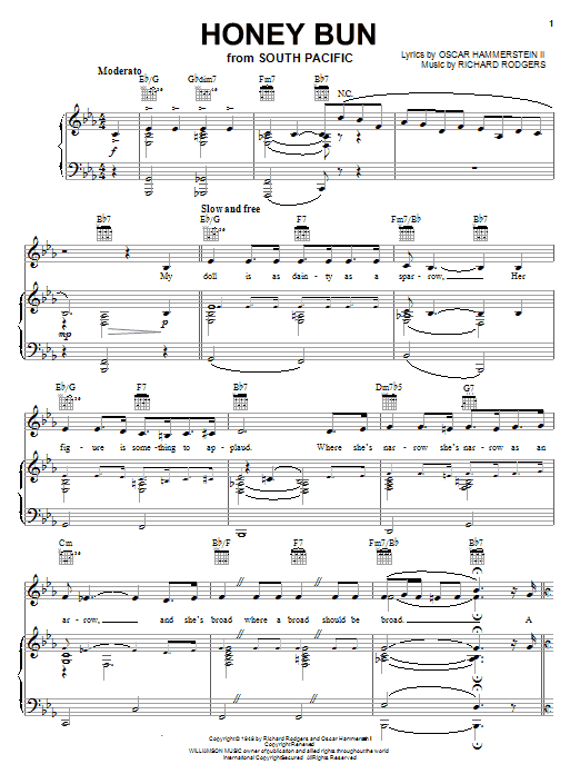 Rodgers & Hammerstein Honey Bun Sheet Music Notes & Chords for Ukulele - Download or Print PDF