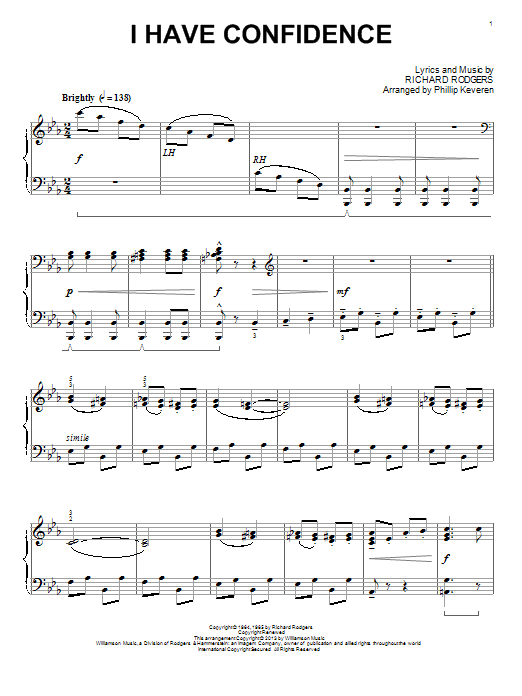Phillip Keveren I Have Confidence Sheet Music Notes & Chords for Piano - Download or Print PDF