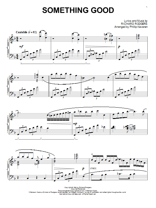 Phillip Keveren Something Good Sheet Music Notes & Chords for Piano - Download or Print PDF