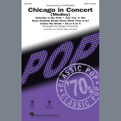 Roger Emerson, Chicago In Concert (Medley), SATB