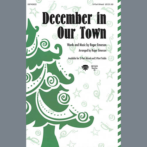 Roger Emerson, December In Our Town, 3-Part Mixed