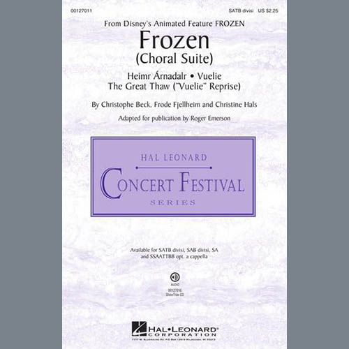 Roger Emerson, Frozen (Choral Suite), SAB
