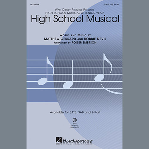 Roger Emerson, High School Musical, 2-Part Choir