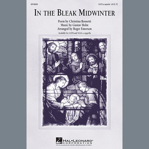 Roger Emerson, In The Bleak Midwinter, SATB