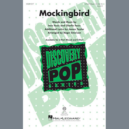 Roger Emerson, Mockingbird, 3-Part Mixed
