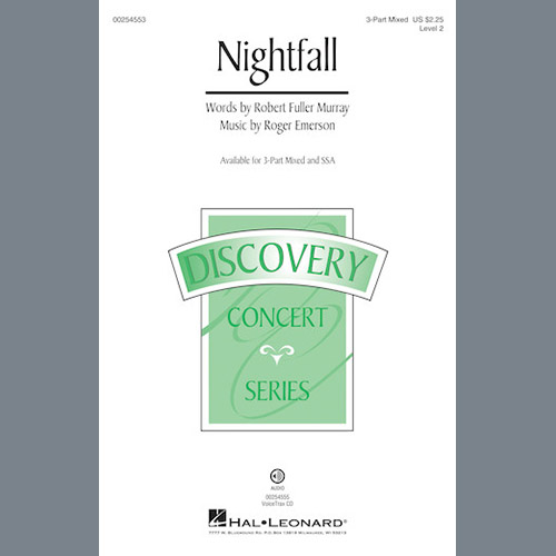 Roger Emerson, Nightfall, 3-Part Mixed