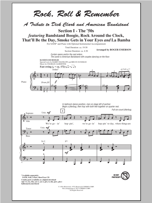 Roger Emerson The Jackson 5 (from Motown the Musical) Sheet Music Notes & Chords for SAB - Download or Print PDF