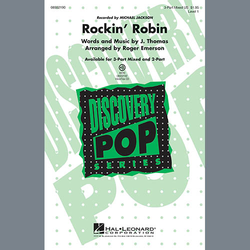 Roger Emerson, Rockin' Robin, 3-Part Mixed
