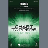 Download Lorde Royals (arr. Roger Emerson) sheet music and printable PDF music notes