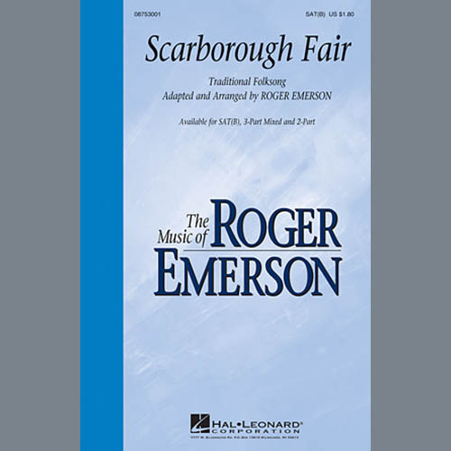 Roger Emerson, Scarborough Fair, SATB