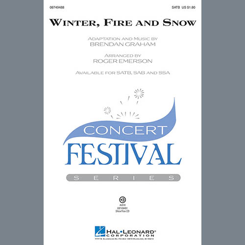 Roger Emerson, Winter, Fire And Snow, SATB