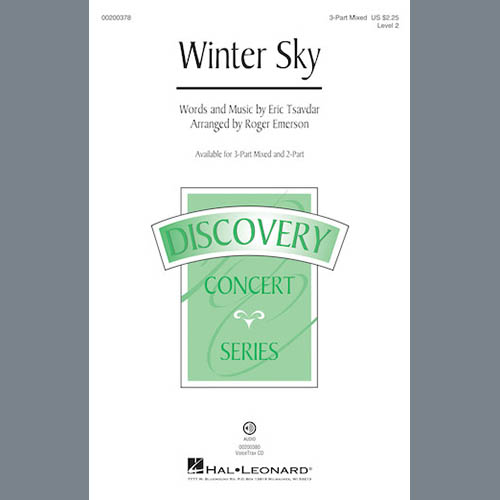 Roger Emerson, Winter Sky, 2-Part Choir