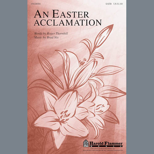 Roger Thornhill, An Easter Acclamation, SATB