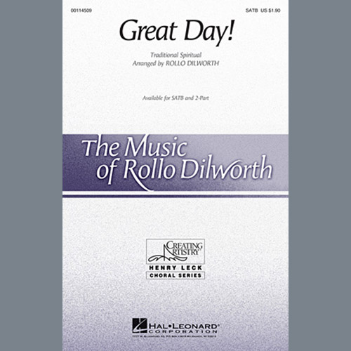 Traditional Spiritual, Great Day (arr. Rollo Dilworth), SATB