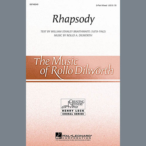 Rollo Dilworth, Rhapsody, 3-Part Mixed