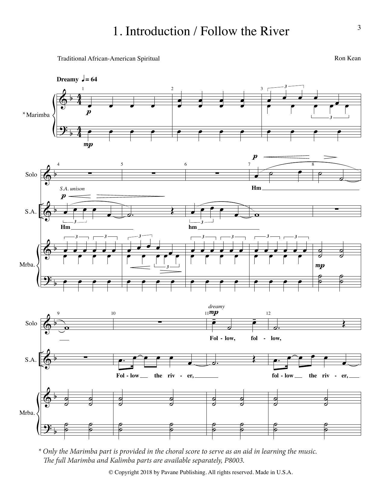 Ron Kean The Journey of Harriet Tubman Sheet Music Notes & Chords for SATB Choir - Download or Print PDF
