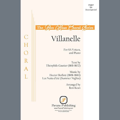 Ron Kean, Villanelle, 2-Part Choir