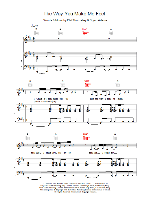 Ronan Keating The Way You Make Me Feel Sheet Music Notes & Chords for Flute - Download or Print PDF