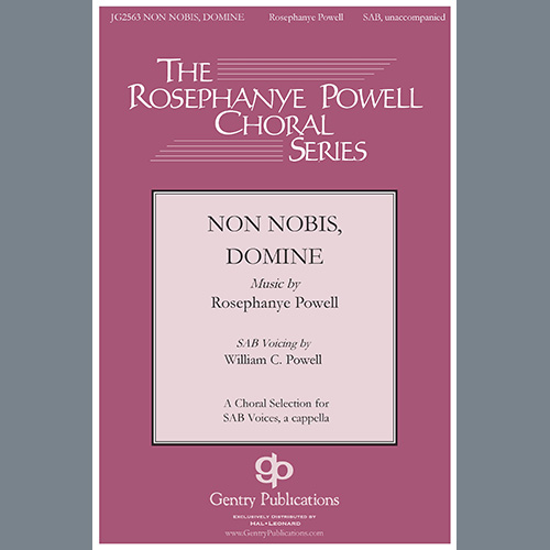 Rosephanye Powell, Non Nobis, Domine (arr. William C. Powell), SSAA Choir