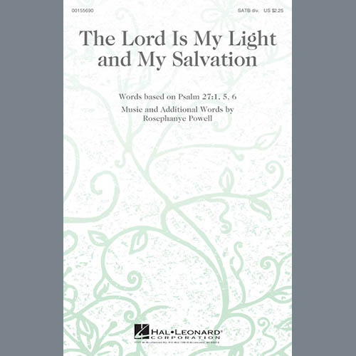 Rosephanye Powell, The Lord Is My Light And My Salvation, SATB
