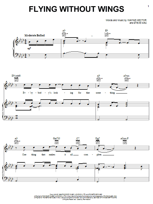 Ruben Studdard Flying Without Wings Sheet Music Notes & Chords for Ukulele - Download or Print PDF