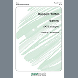 Download Russell Horton Names sheet music and printable PDF music notes