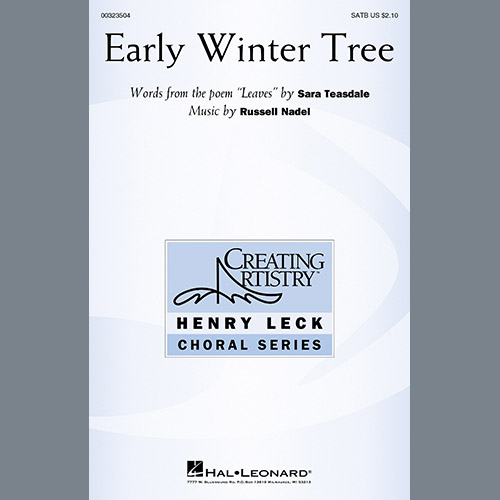 Russell Nadel, Early Winter Tree, SATB Choir