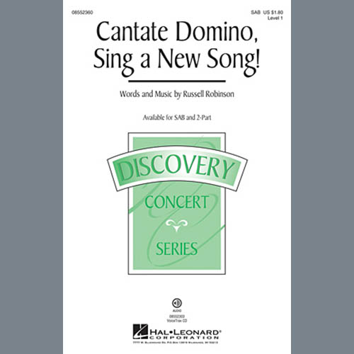 Russell Robinson, Cantate Domino, Sing A New Song!, 2-Part Choir