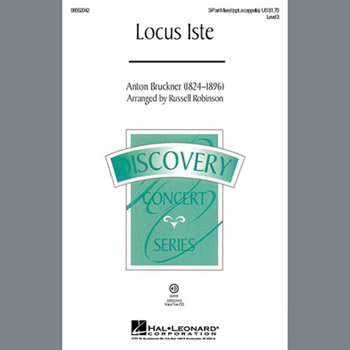 Anton Bruckner, Locus Iste (arr. Russell Robinson), 3-Part Mixed