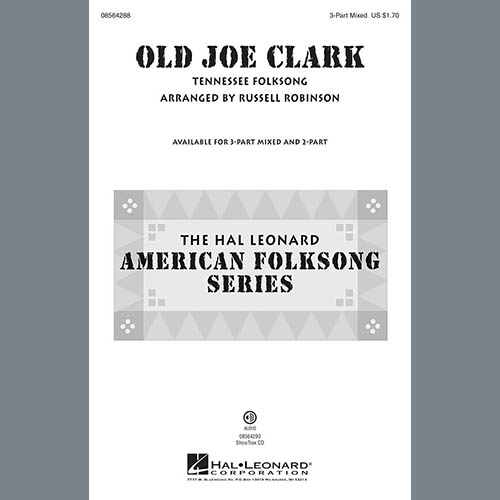 Russell Robinson, Old Joe Clark, 2-Part Choir