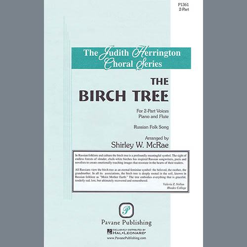 Russian Folk Song, The Birch Tree (arr. Shirley McRae), 2-Part Choir