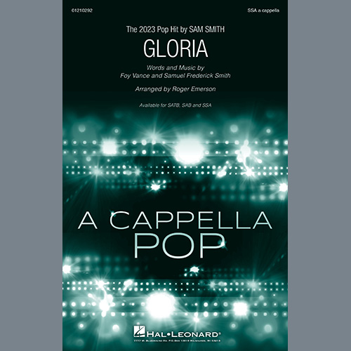 Sam Smith, Gloria (arr. Roger Emerson), SAB Choir