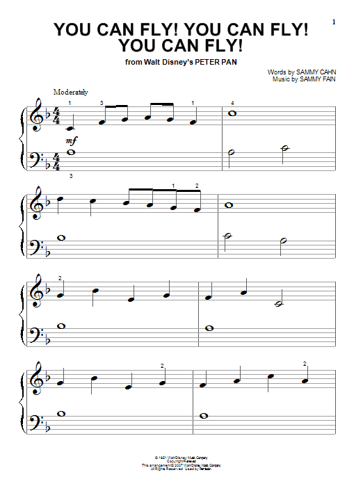 Sammy Cahn You Can Fly! You Can Fly! You Can Fly! Sheet Music Notes & Chords for Trombone - Download or Print PDF