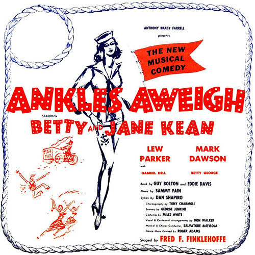 Sammy Fain, An Eleven O' Clock Song (from Ankles Aweigh), Piano, Vocal & Guitar Chords (Right-Hand Melody)