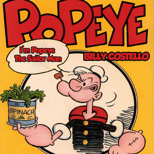 Sammy Lerner, I'm Popeye The Sailor Man, Piano, Vocal & Guitar (Right-Hand Melody)