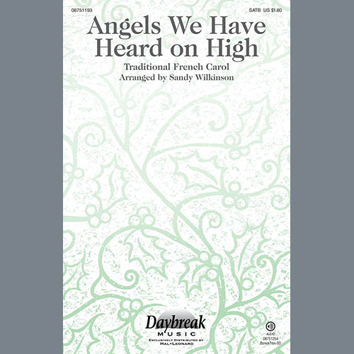 Sandy Wilkinson, Angels We Have Heard On High, SATB