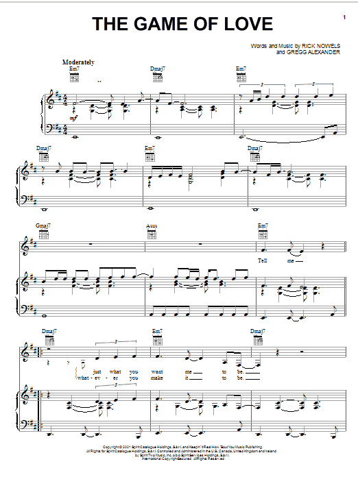 Santana The Game Of Love Sheet Music Notes & Chords for Bass Guitar Tab - Download or Print PDF