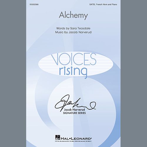 Sara Teasdale and Jacob Narverud, Alchemy, SATB Choir