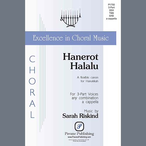 Sarah Riskind, Hanerot Halalu, SSA Choir